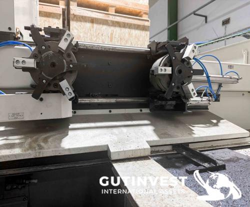 Torno doble cabezal con robot gantry