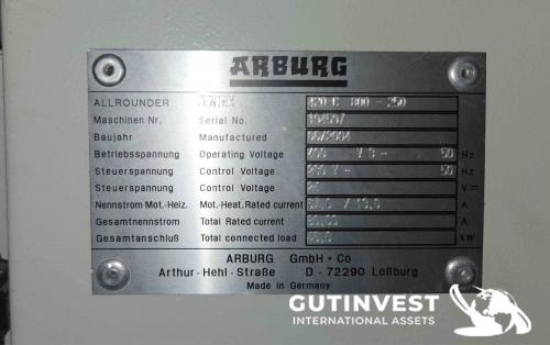 Plastic Injection Molding Machine - 80 Tons