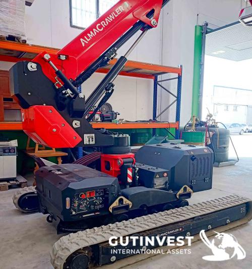 Crawler telescopic boom lift diesel