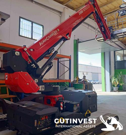 Crawler telescopic boom lift diesel