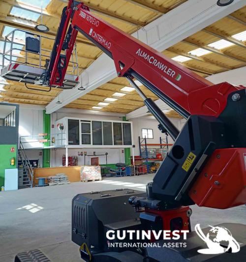 Crawler telescopic boom lift diesel