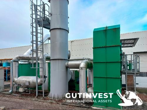 Abatement plant by pre-concentration and regenerative therm