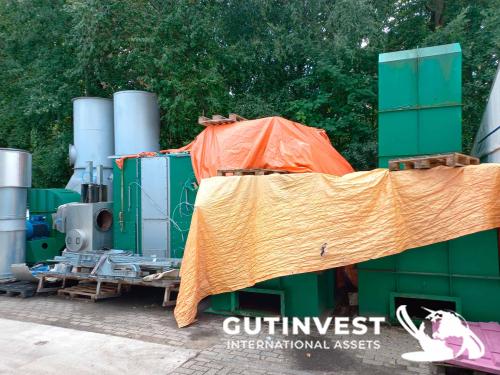Abatement plant by pre-concentration and regenerative therm
