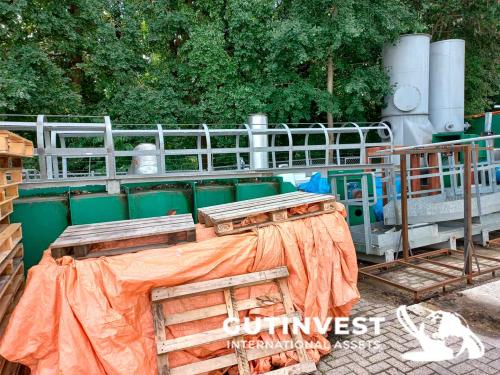 Abatement plant by pre-concentration and regenerative therm
