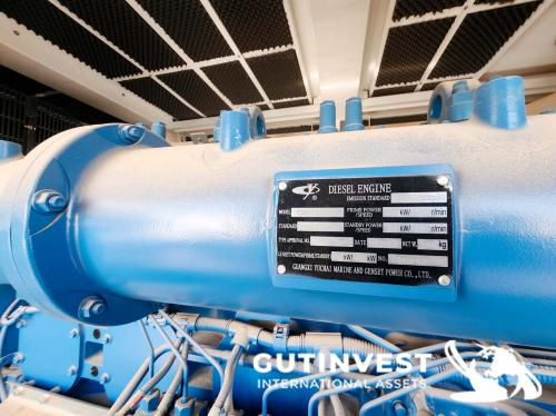 Soundproof diesel generator set  825  Kva 