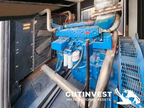 Soundproof diesel generator set  825  Kva 