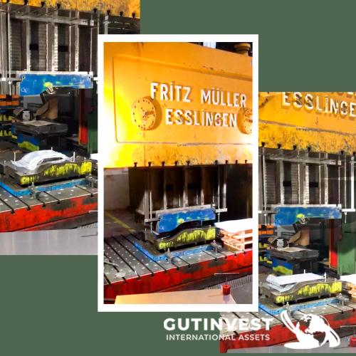 Prensa hidráulica de doble columna - 1.000Tn