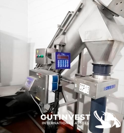 Sinfín con báscula y detector de metales integrados