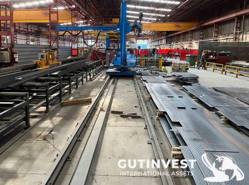 Columna de soldadura, para la construcción de cuerpos cilín