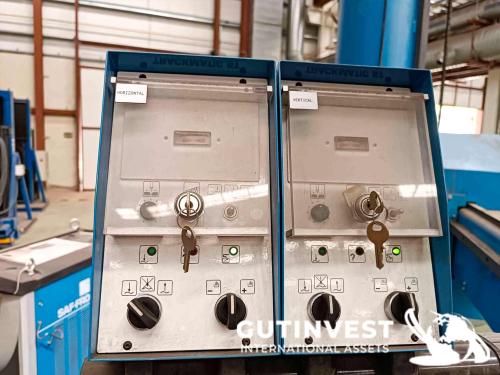 Columna de soldadura, para la construcción de cuerpos cilín