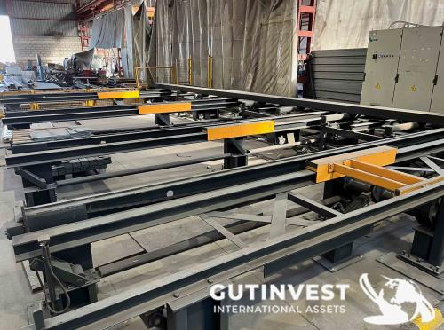 Línea de corte de vigas automática CNC