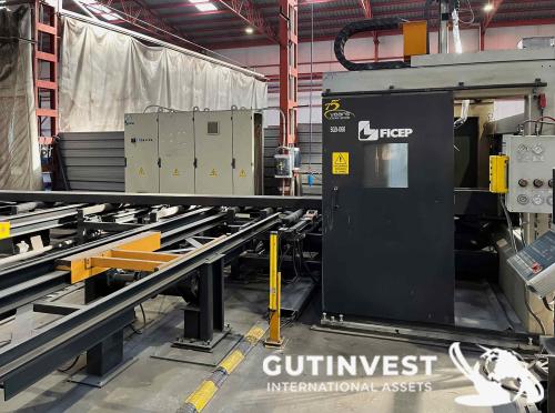 Línea de corte de vigas automática CNC