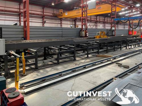 Línea de corte de vigas automática CNC