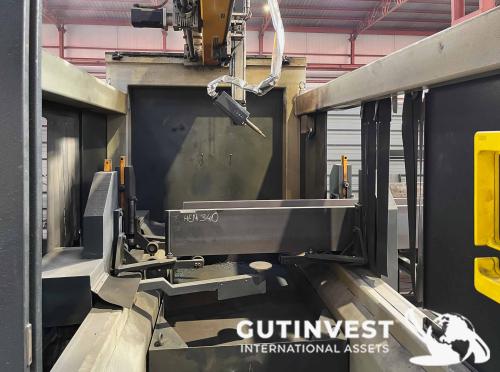 Línea de corte de vigas automática CNC