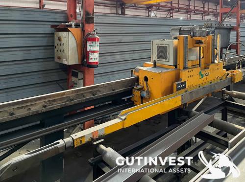 Línea de corte de vigas automática CNC