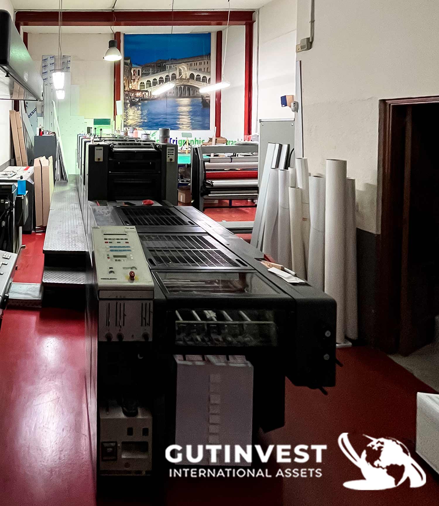 5-color offset printing press