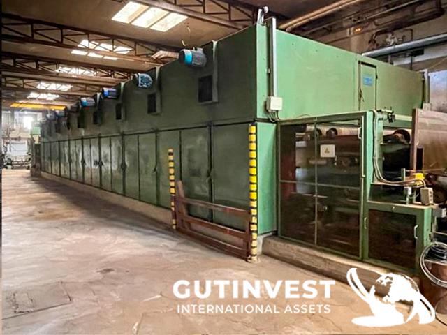 Veneer drying and cutting line