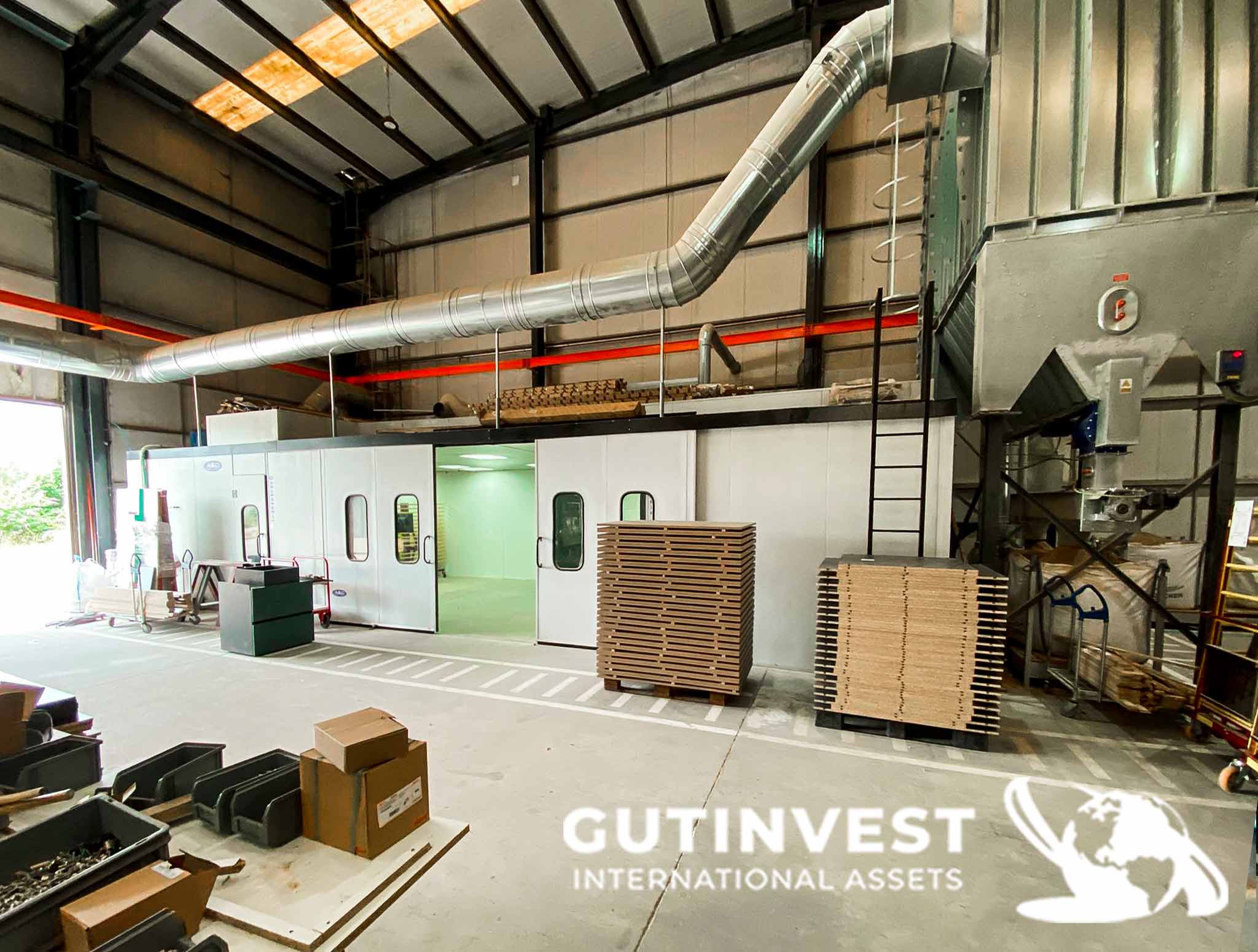 Cabina de pintura presurizada y atemperada