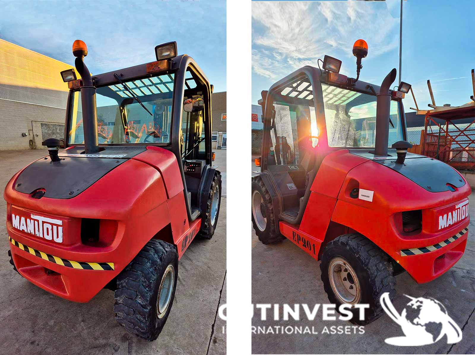 Diesel All-Terrain Forklift - 4x4 - 2.5Tn