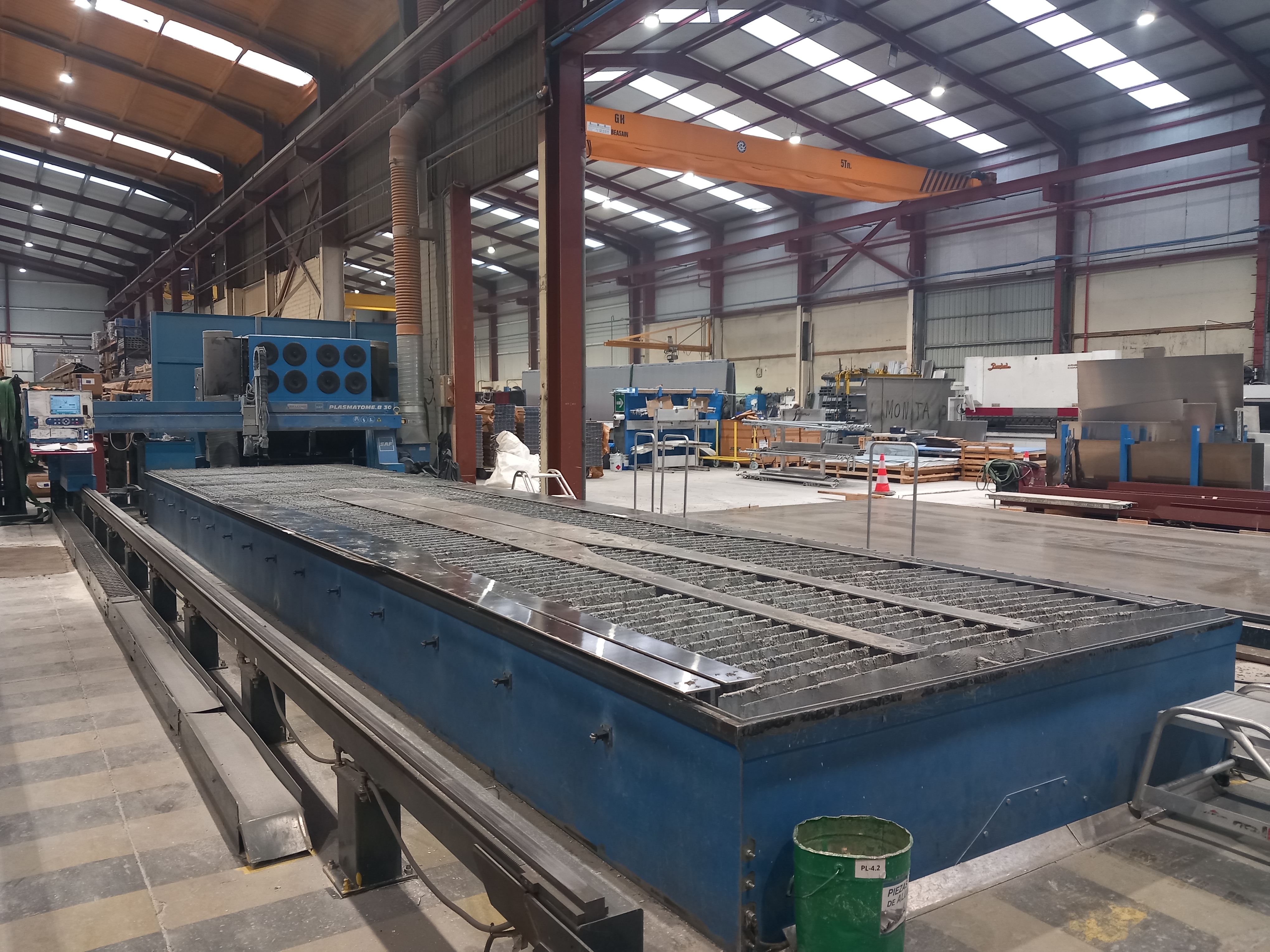 Mesa de corte de plasma - 12 metros