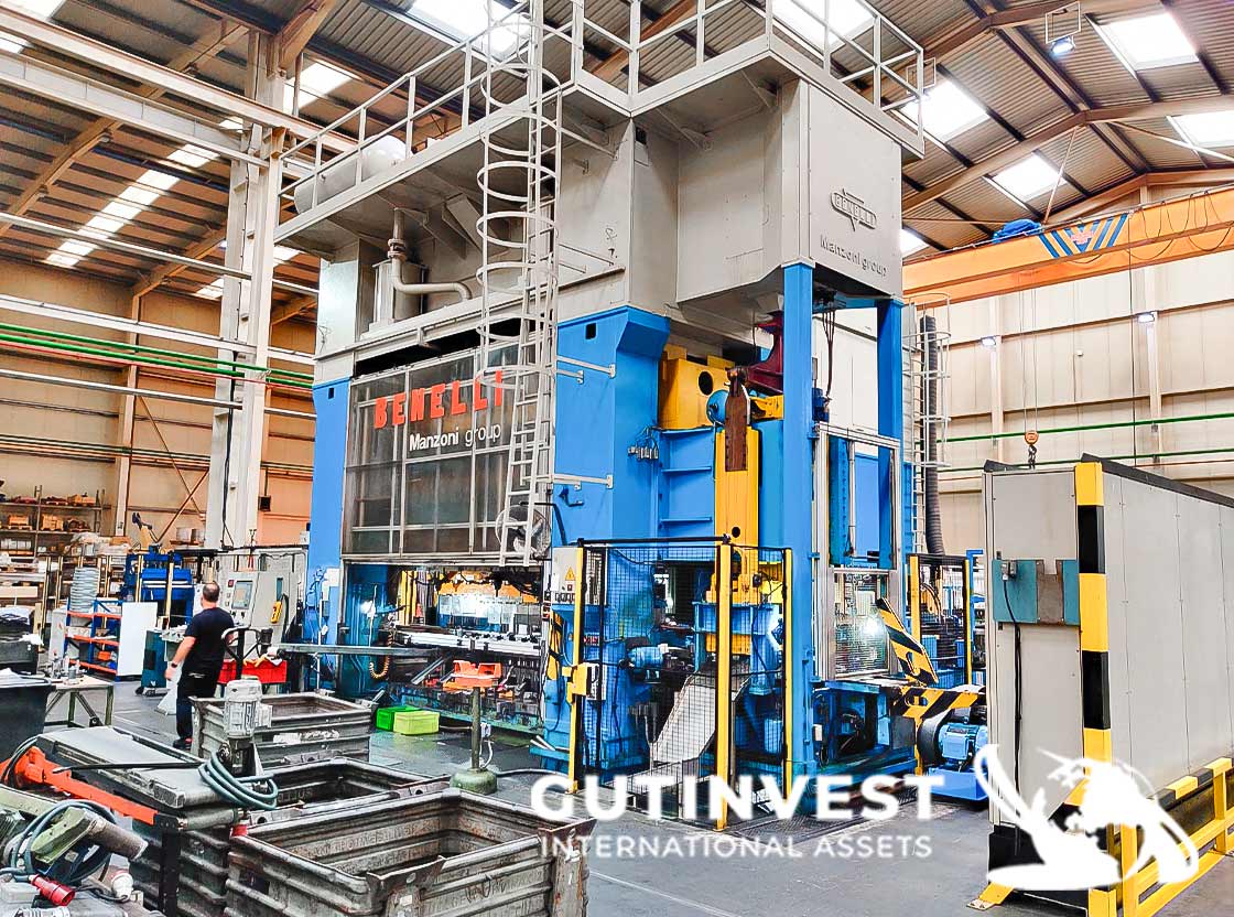 Prensa mecánica de doble montante- 800 T