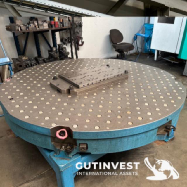 Rotating clamping table