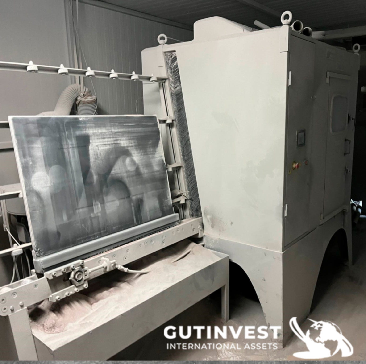 Cabina de arenado para granito y mármol