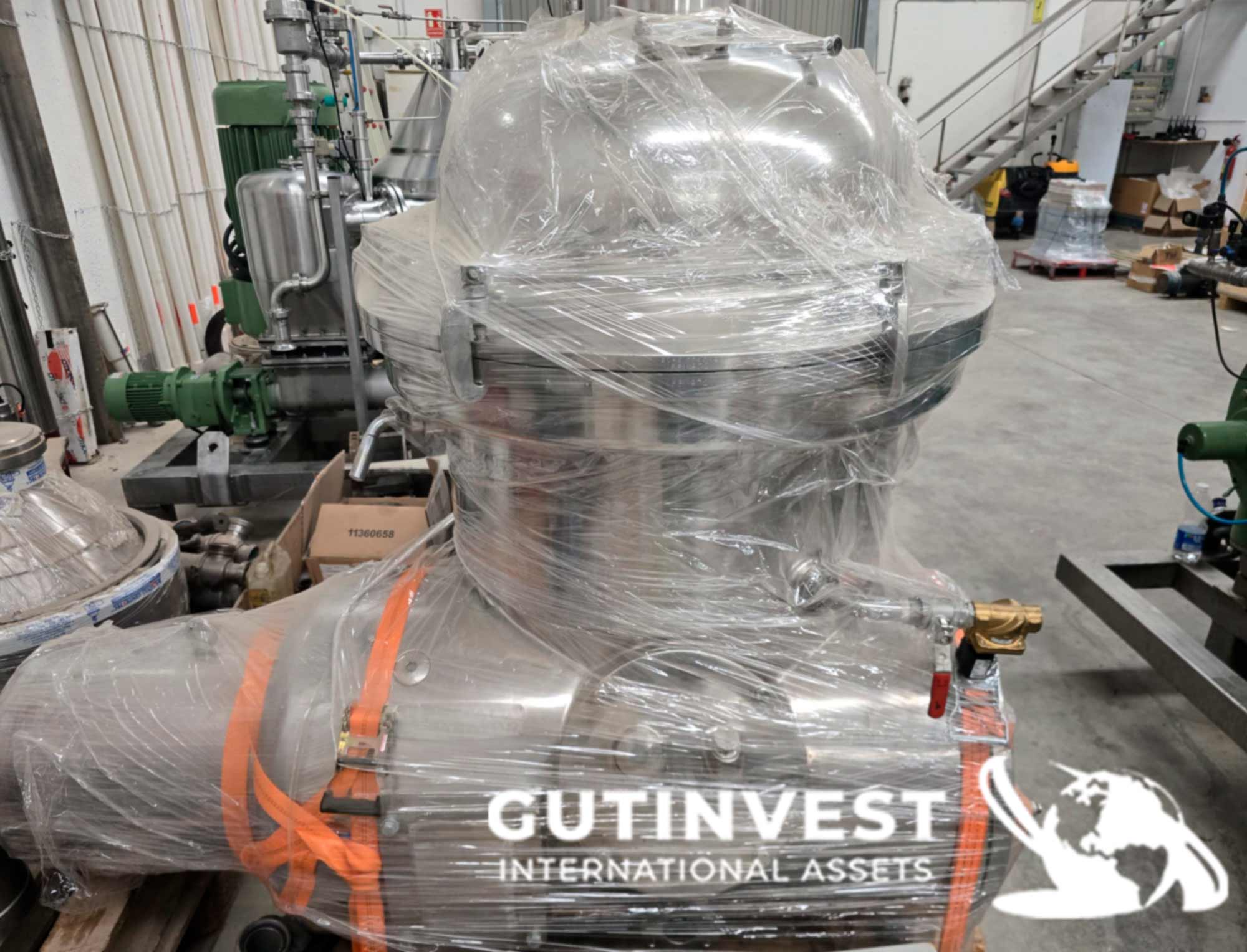 Centrífuga higienizadora inoxidable para leche 