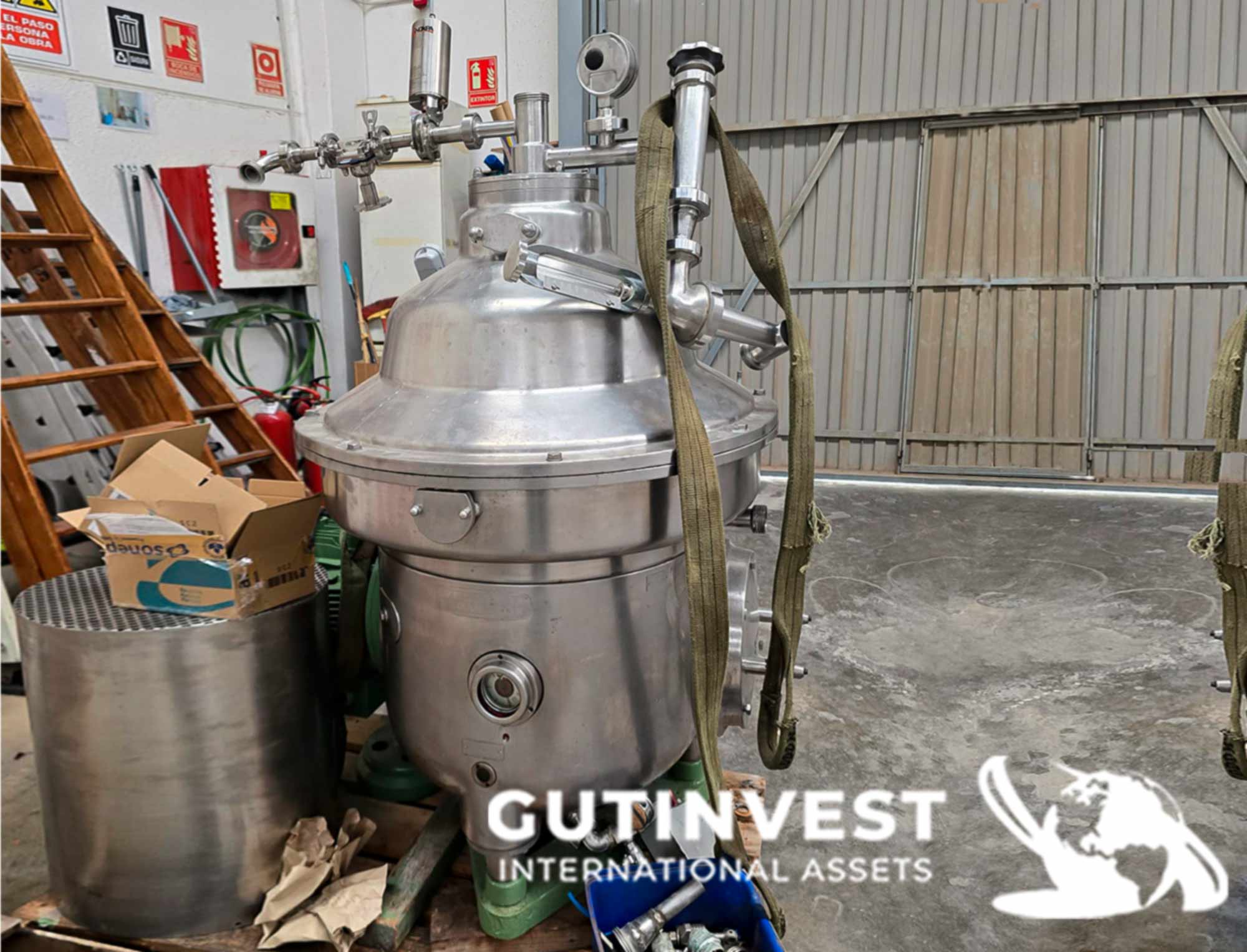 Centrifuga Desnatadora inox. de suero y leche 