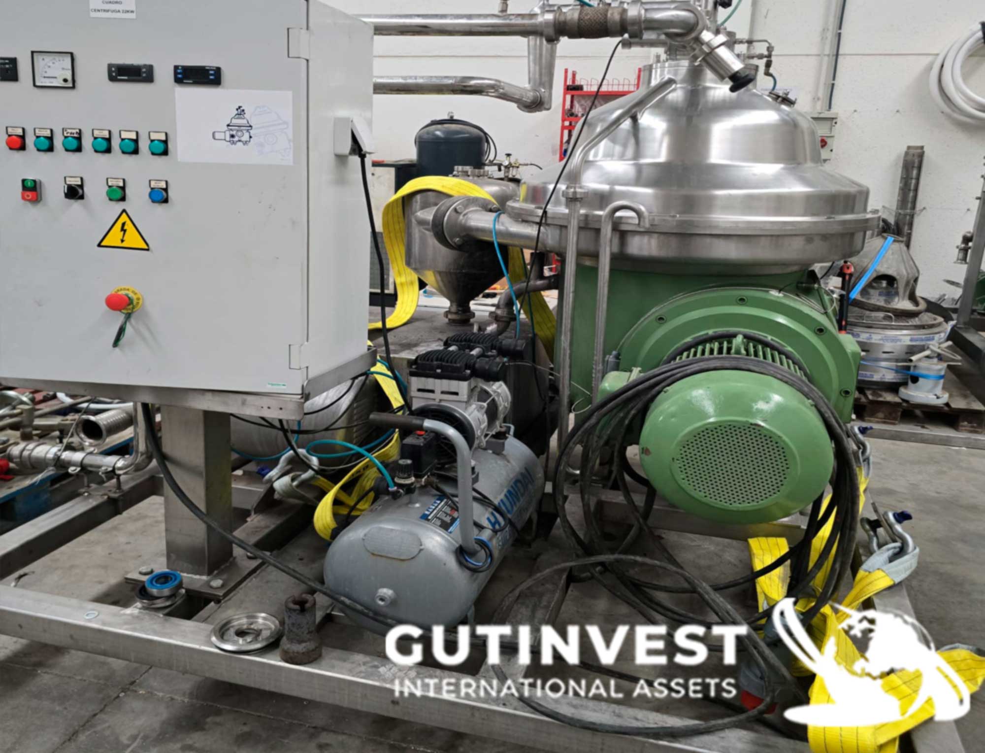 Centrifuga hermética