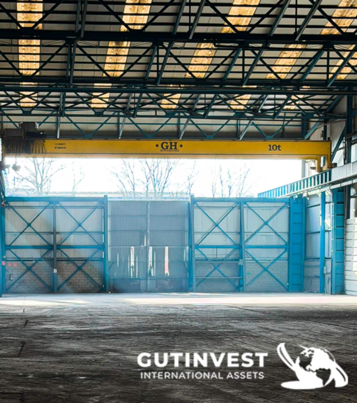 Double girder overhead crane - 10t