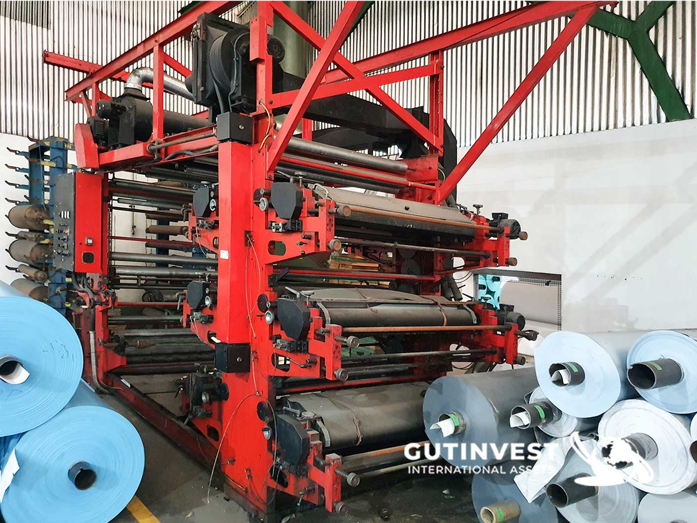 Flexo graphic rotary printing machine - 6 colors