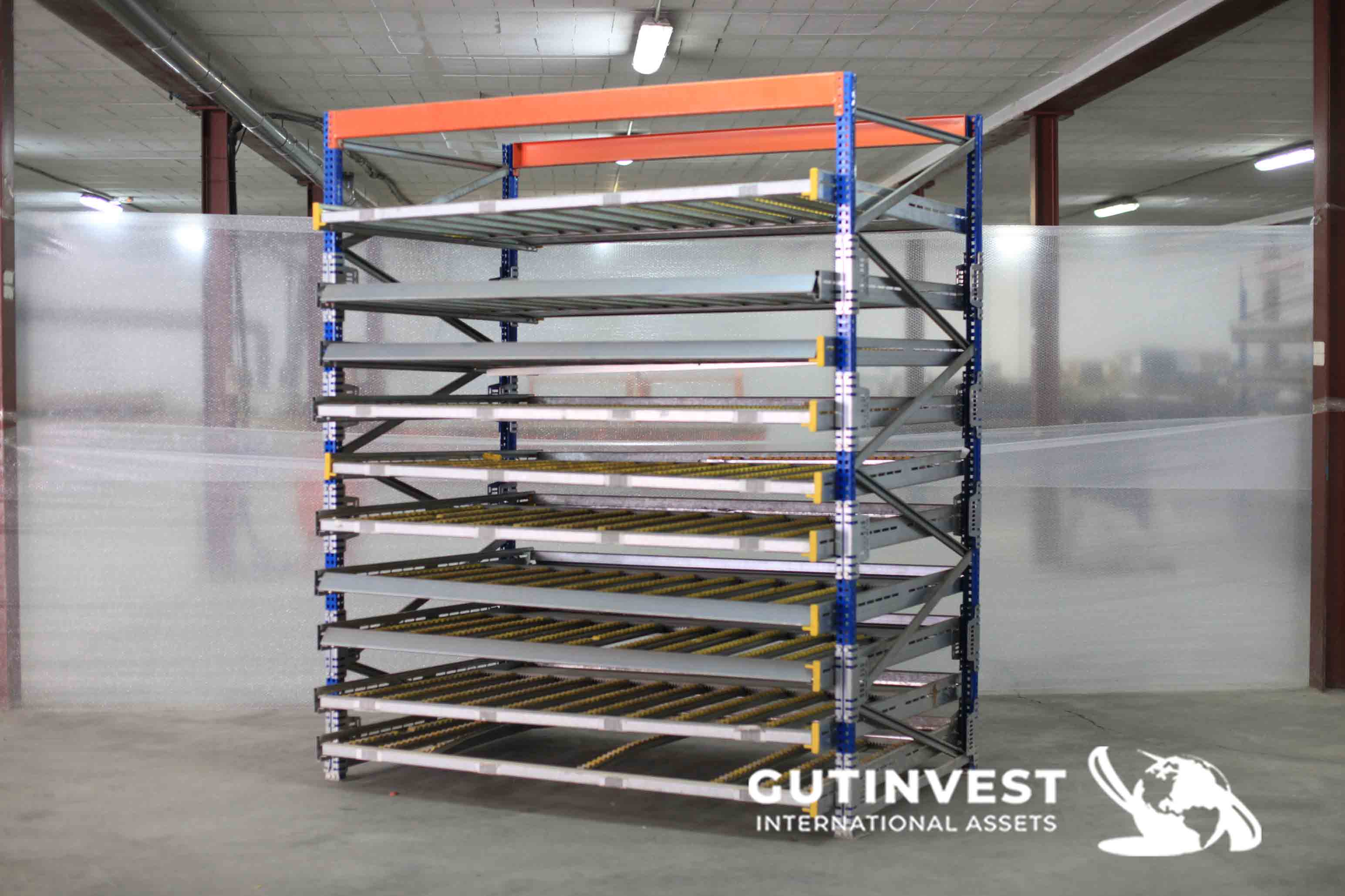 Gravity rack storage (6 units)