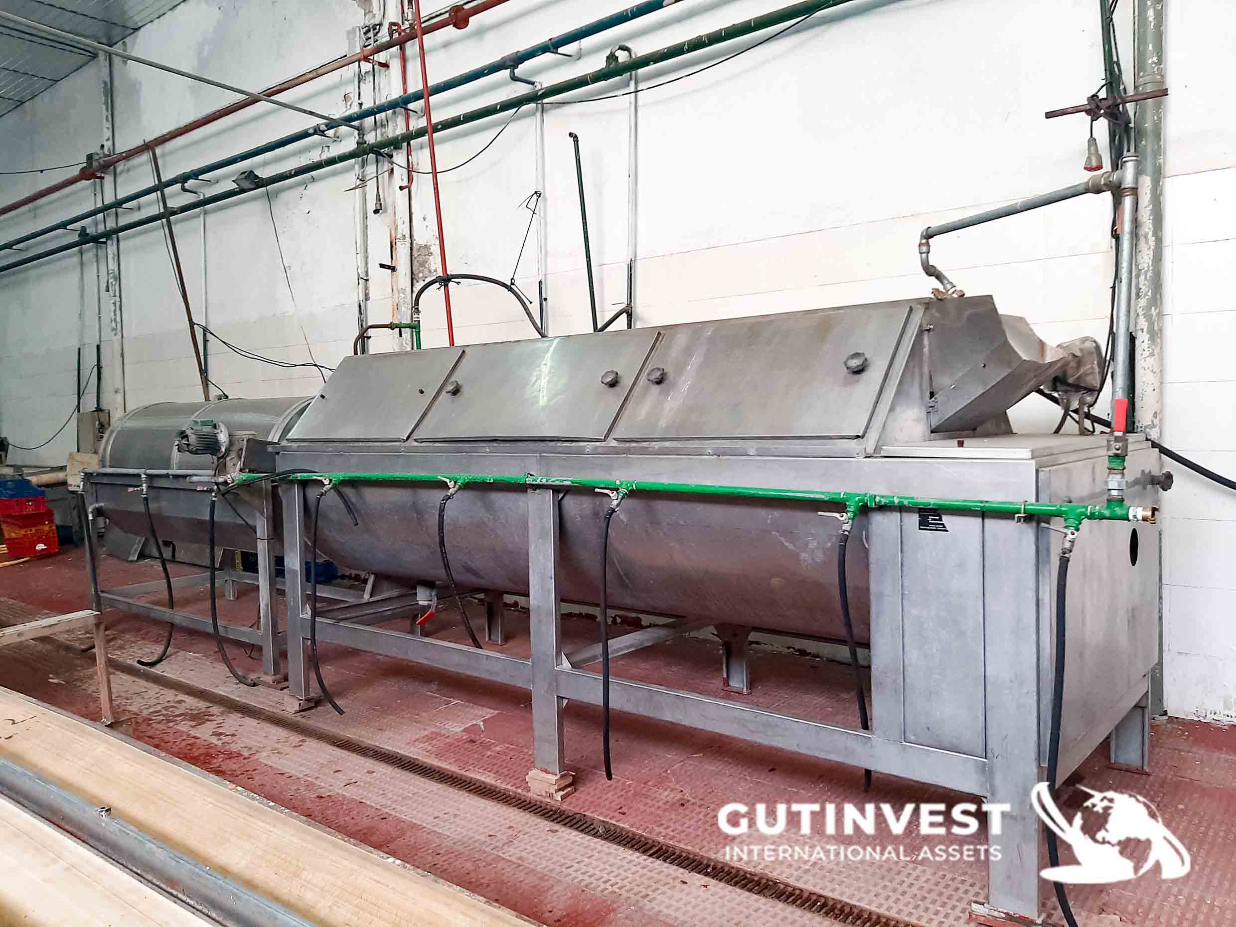 Stainless steel scalder - 4 meters