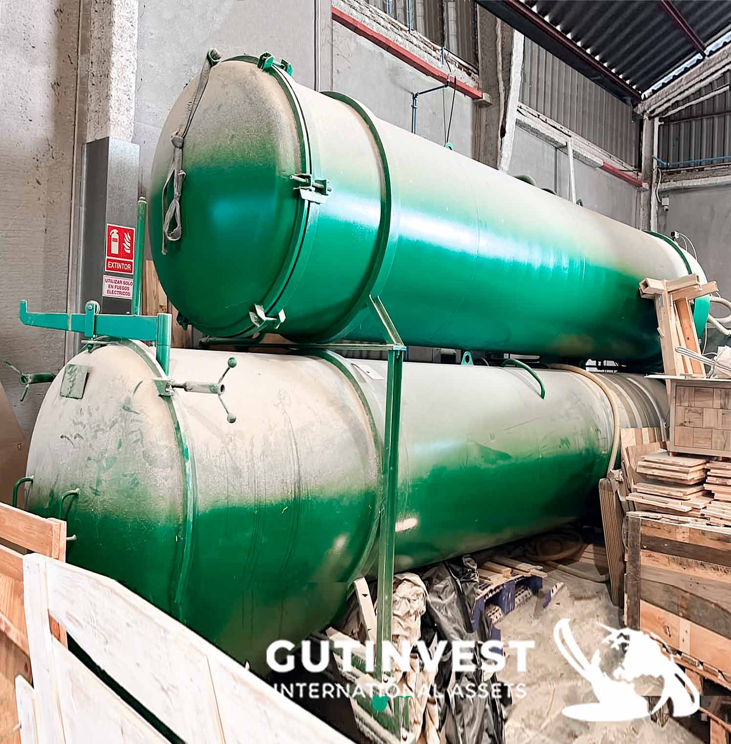 Autoclave for wood impregnation