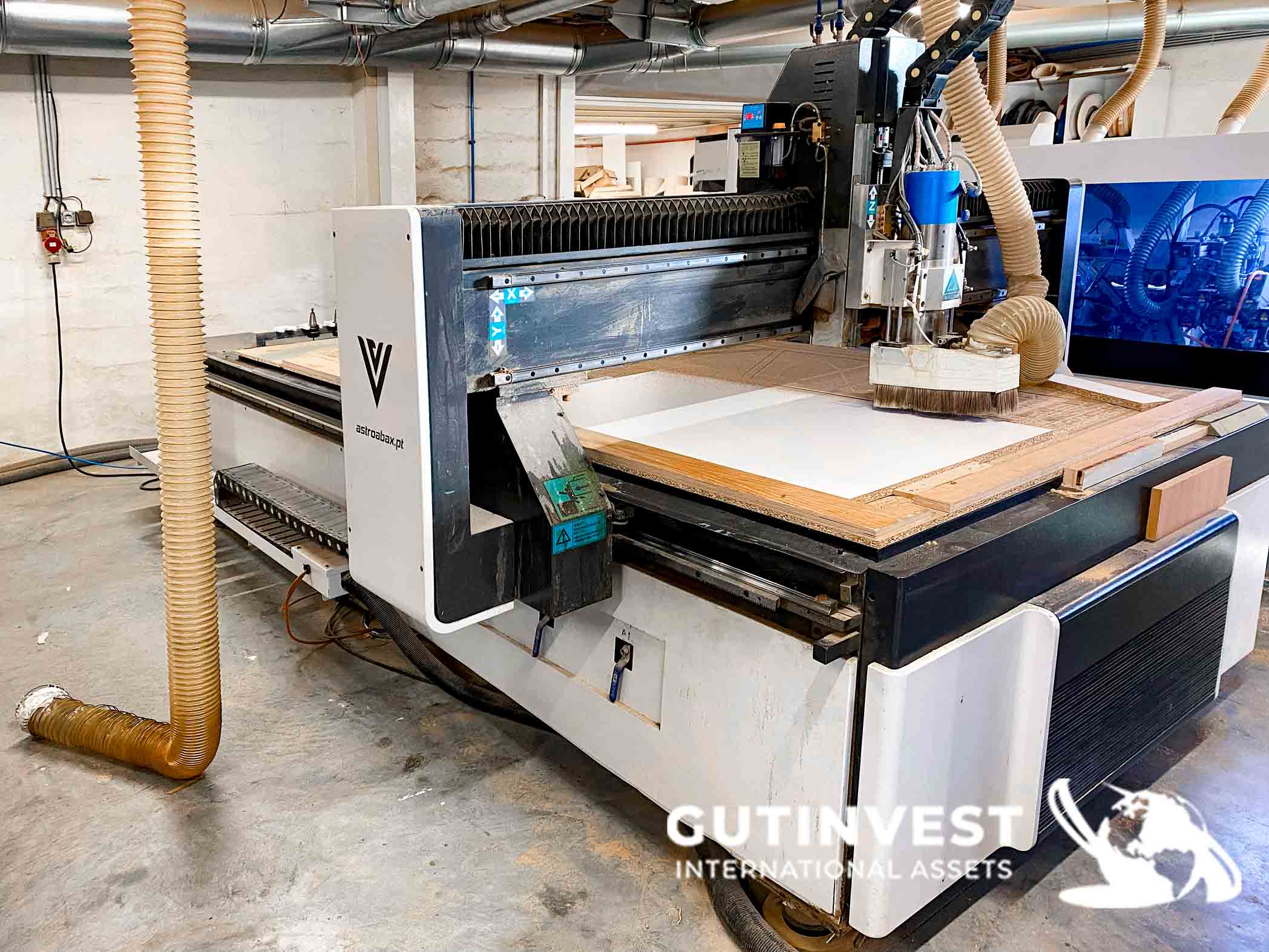 CNC milling machine 3 axes - for wood and pvc