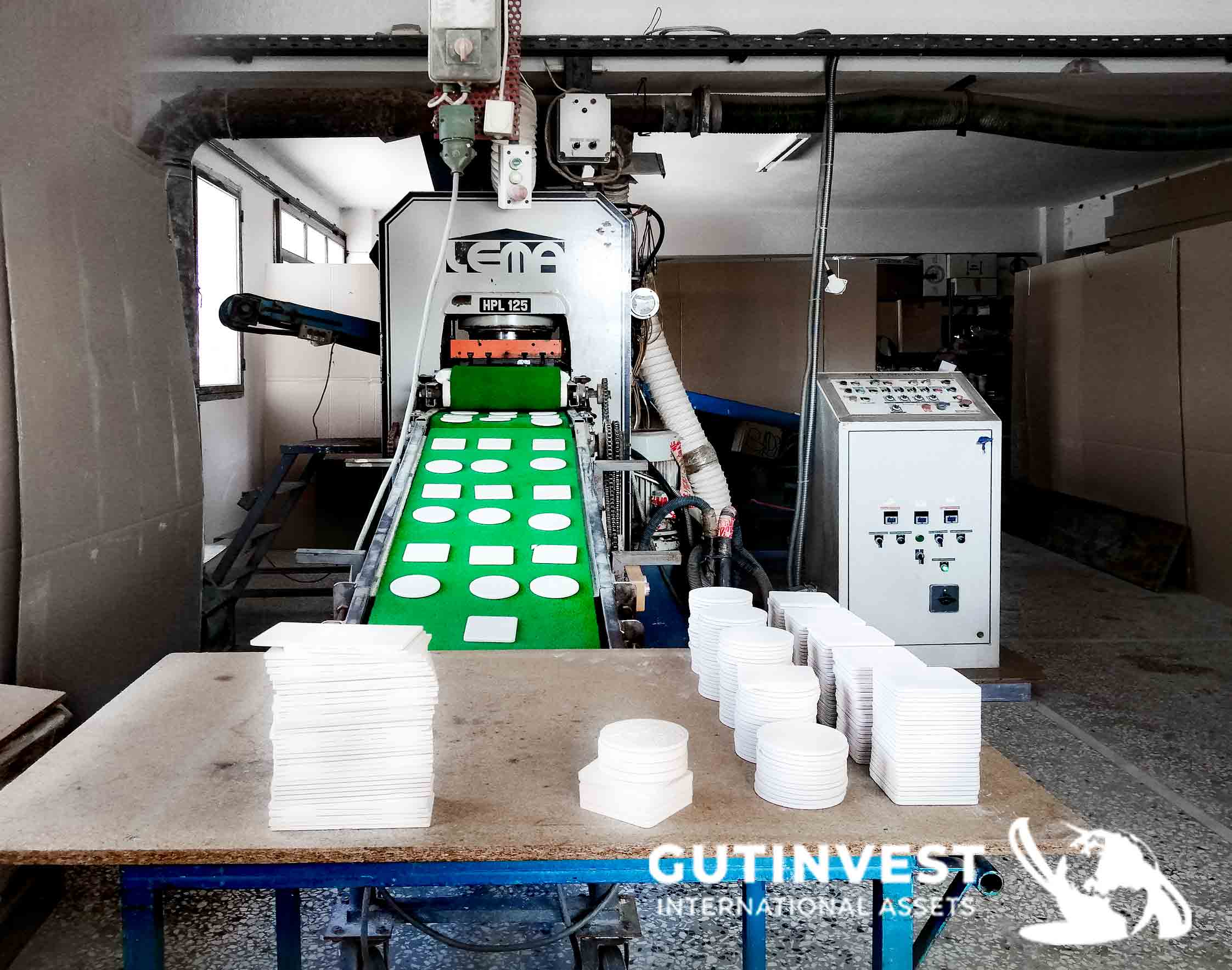 Línea completa para la producción de productos cerámicos
