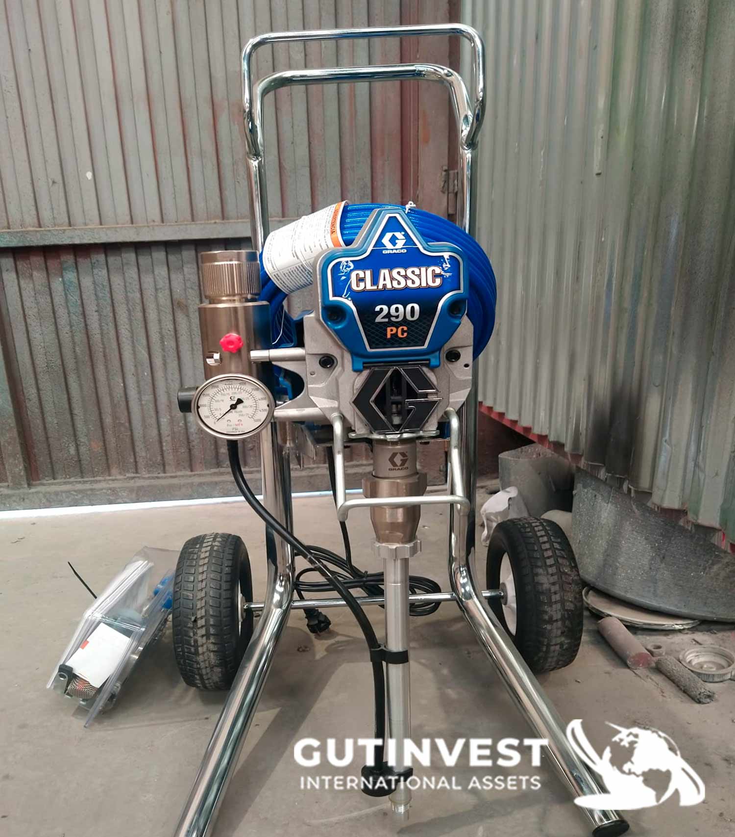 Electric airless paint sprayer