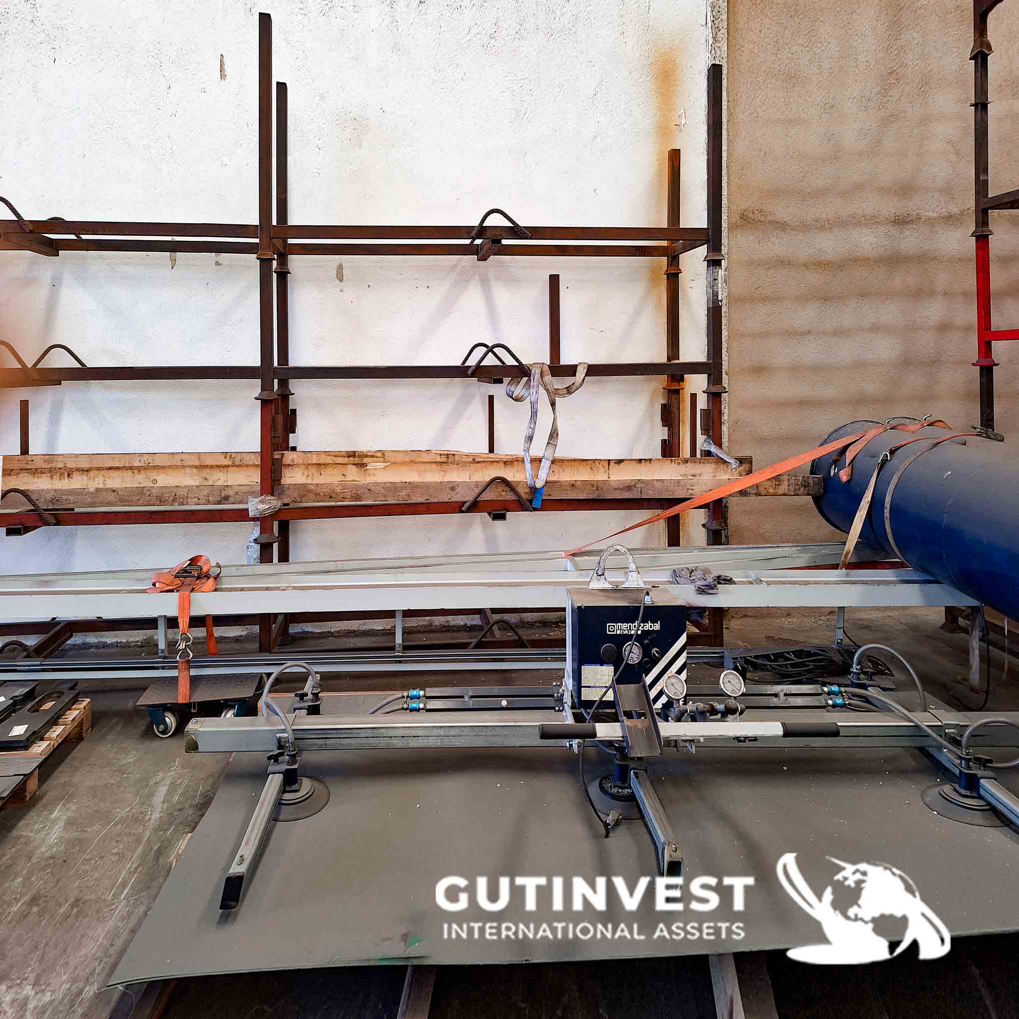 Sheet Metal Handler with Suction Cups