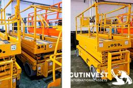 Electric scissor lifting platforms - 8, 10 and 12 meters