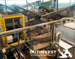 Two cleaning lines for olive, almond, or pistachio