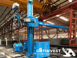 Columna de soldadura para la construcción de cuerpos cilíndricos y armaduras metálicas