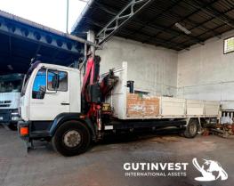 (X2) Camiones caja abierta con grúa "MAN" - "IVECO"