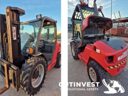 Maquinas de elevación, carretillas y plataformas articuladas y de tijeras