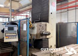 Mandrinadora de bancada fija con mesa rotativa