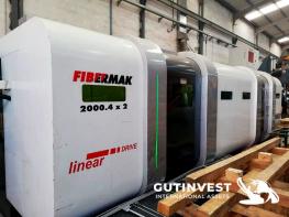 Máquina de corte laser fibra 2Kw y Punzonadora CNC 30 Tns.